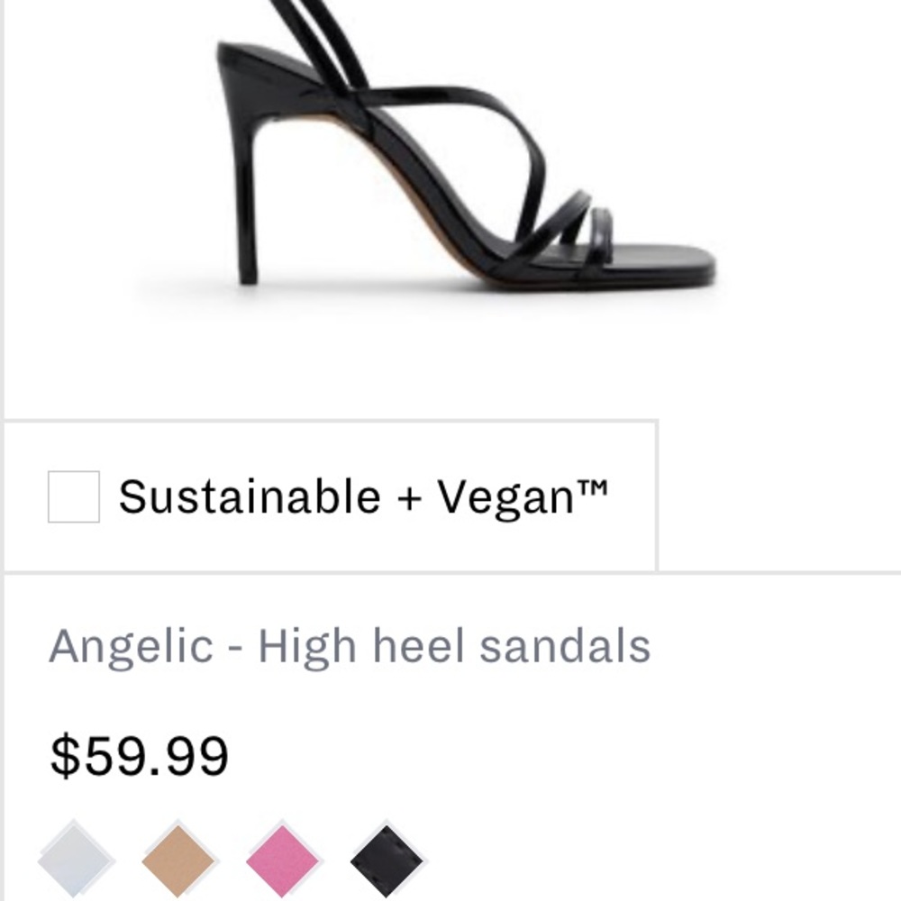 Call It Spring Black Strap Heel - Picture 5 of 5